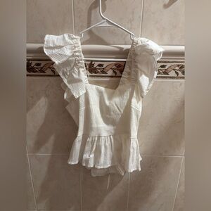 FRANCESCAS ruffled top